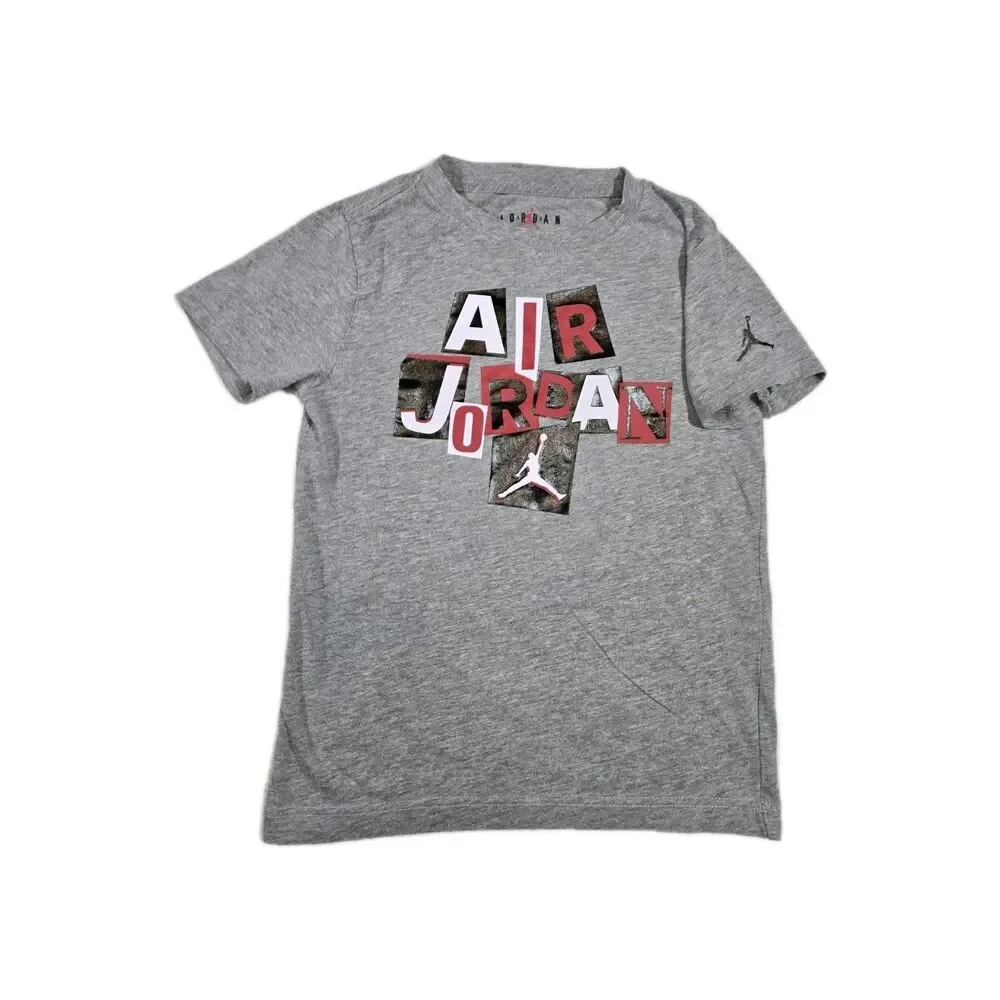 Lot of 9 Boys Youth 6 Small T Shirts 2 Nike 6 Air Jordan Graphic 2 Medium Bundle